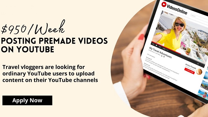 Upload Videos to YouTube & Earn $950/Week